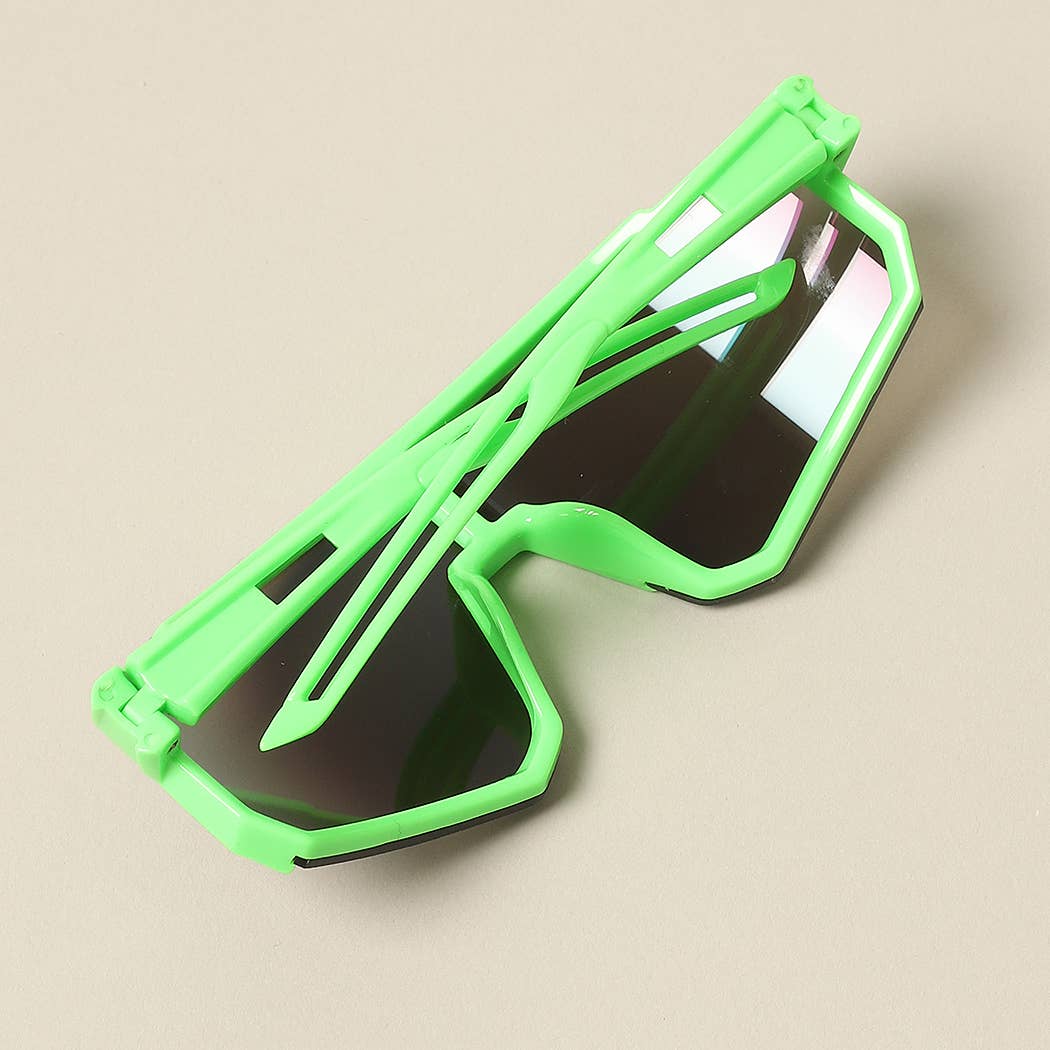 Kid's Wrap Around Half Rim Sunglasses