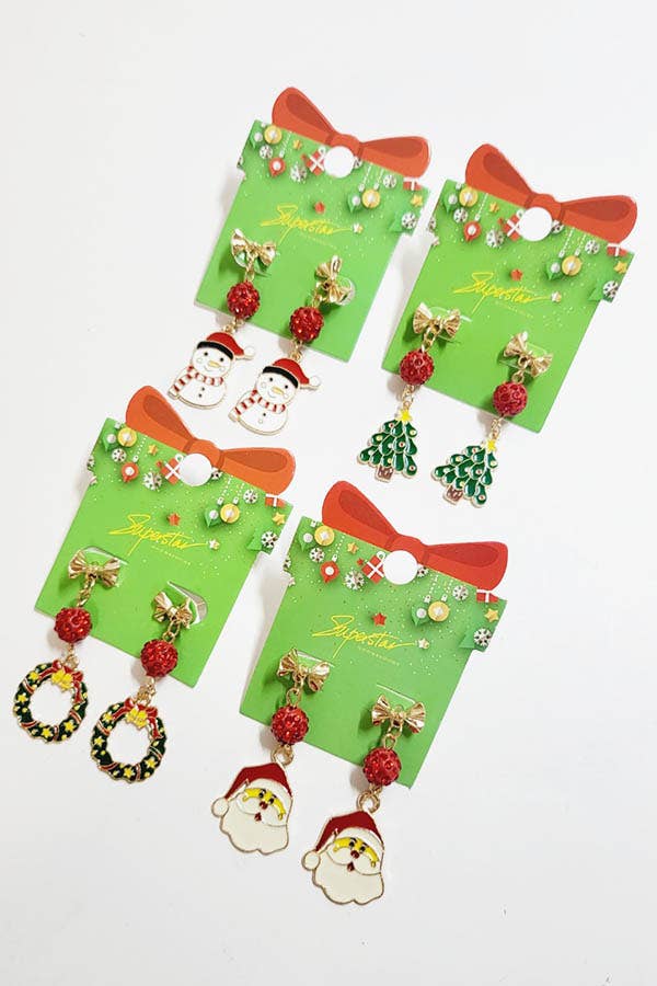 Christmas Dangle Earrings