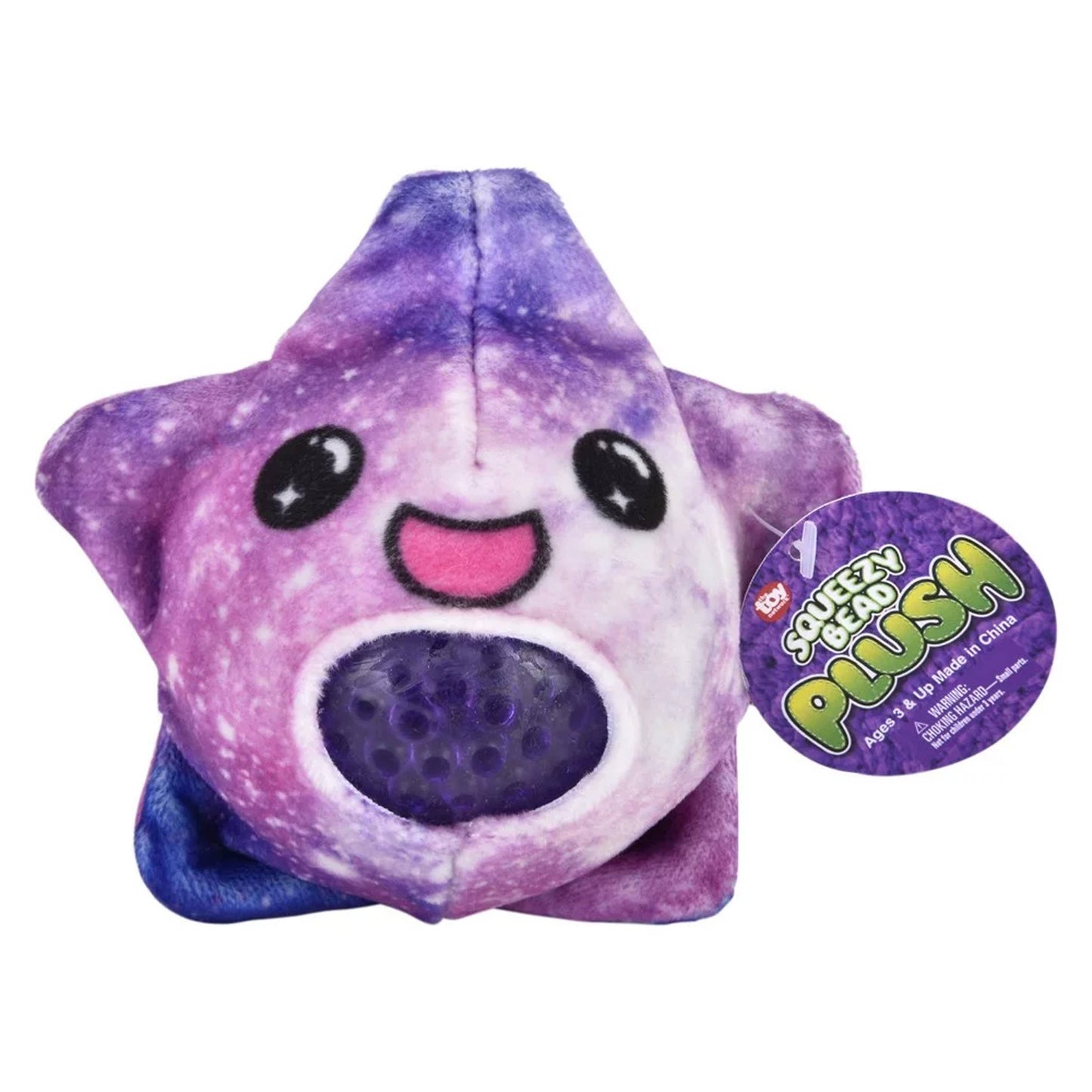 Space Squeezy Bead Plush Kids Toy- Assorted in Bulk