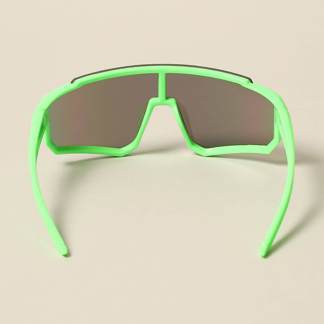 Kid's Wrap Around Half Rim Sunglasses