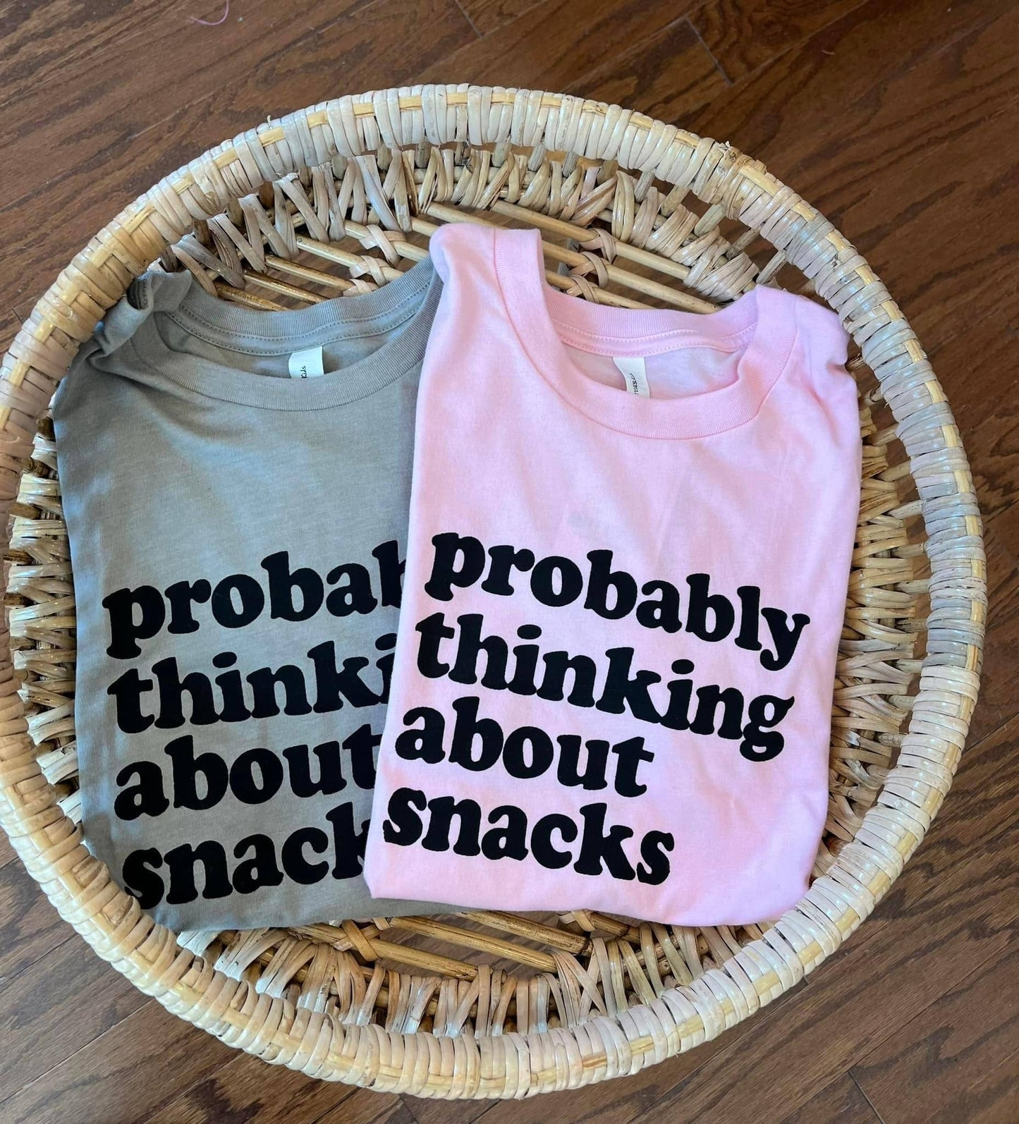 Thinking about Snacks Kids Shirts🍪