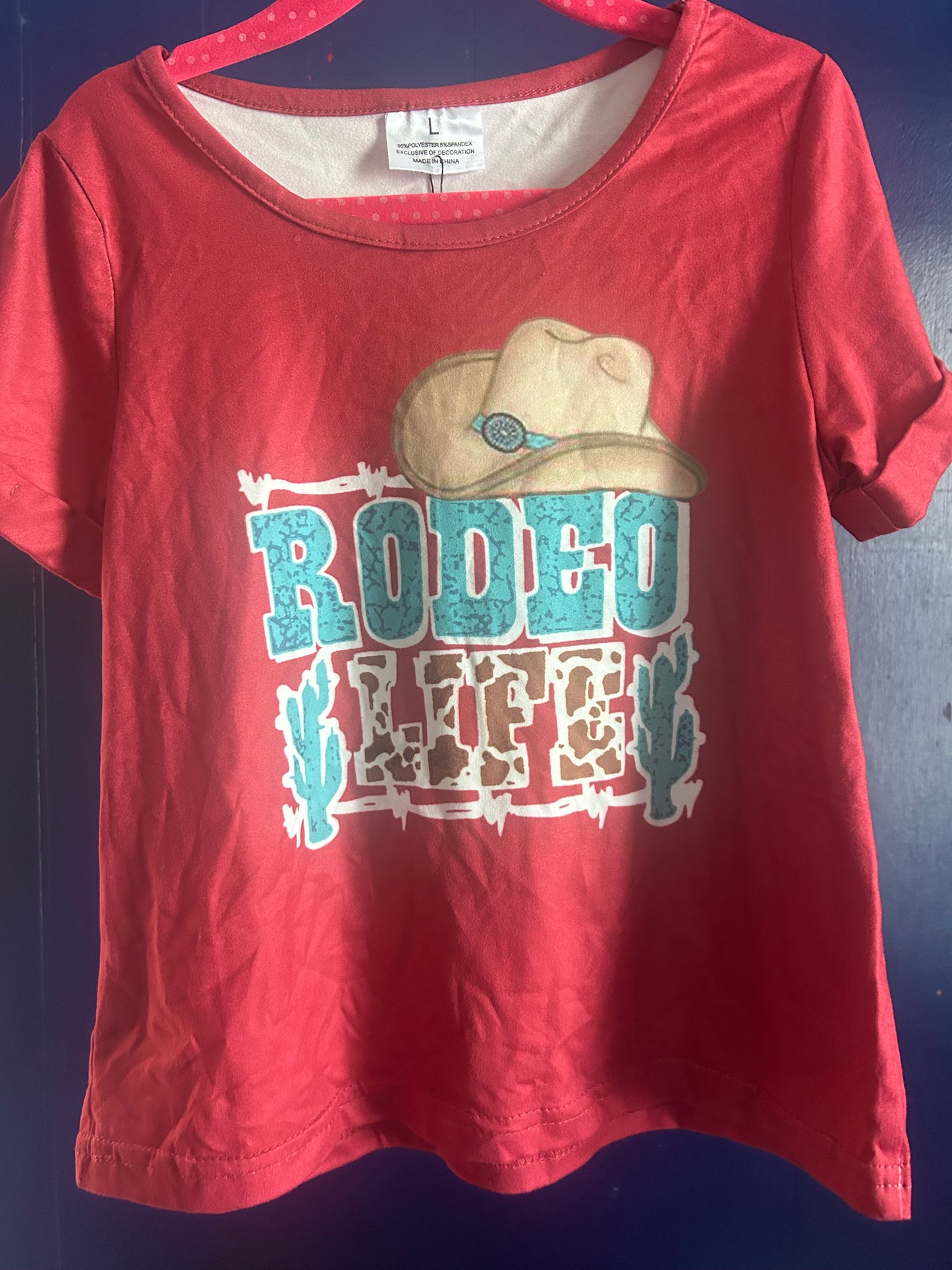 Rodeo life short sleeve shirt