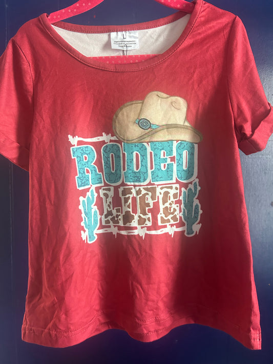 Rodeo life short sleeve shirt