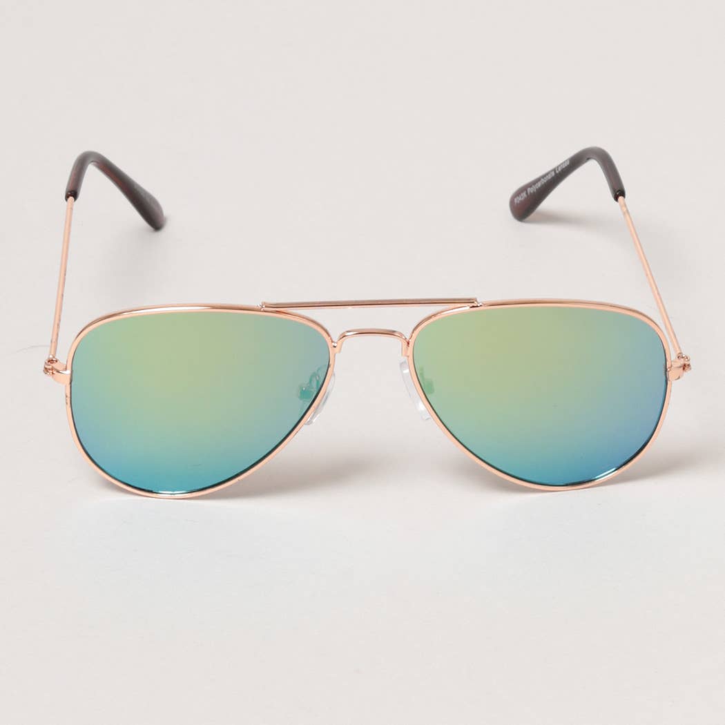 Kid's Tinted Aviator Sunglasses