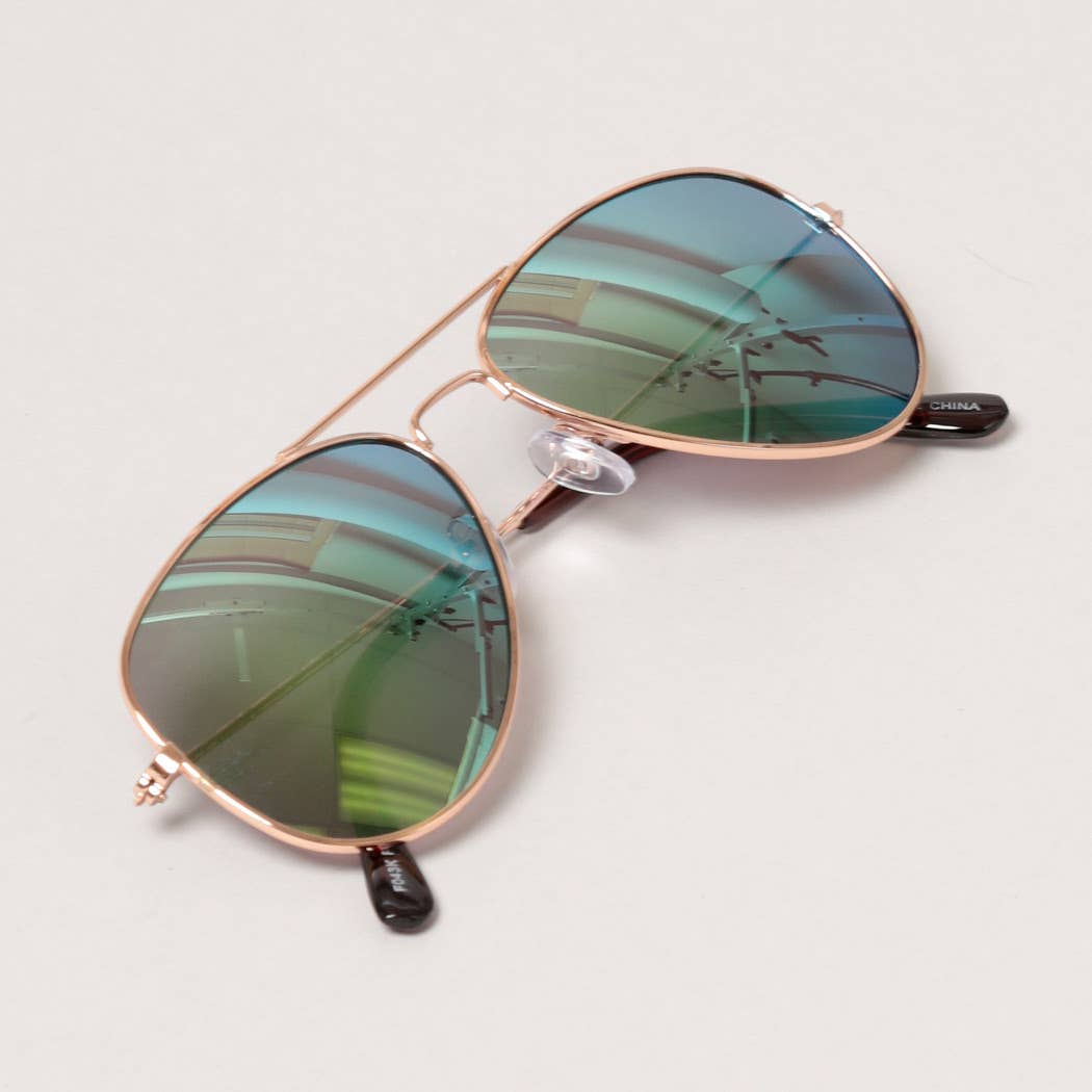 Kid's Tinted Aviator Sunglasses