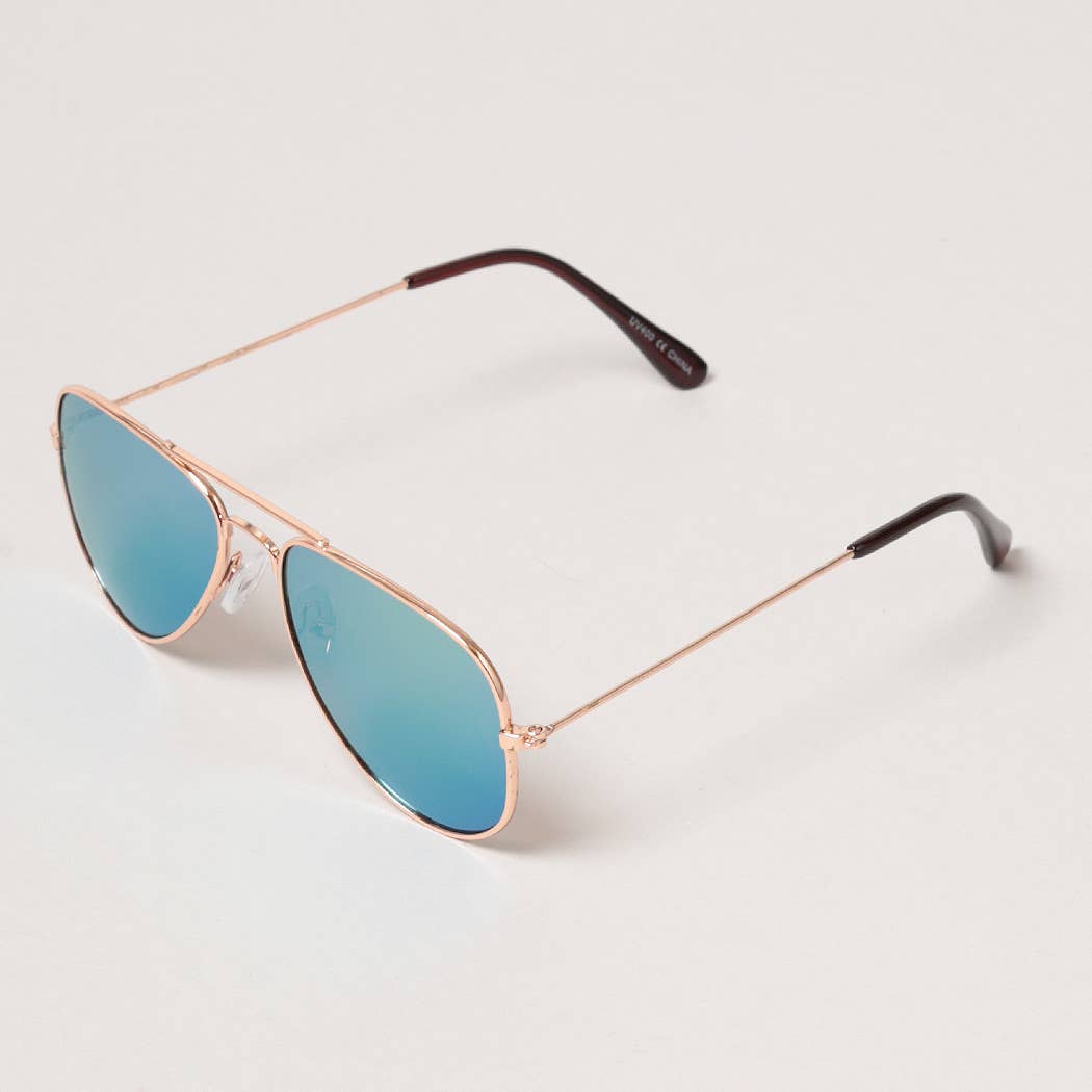 Kid's Tinted Aviator Sunglasses